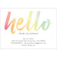 Rainbow Ombre Hello Moving Announcements Image 3 of 4